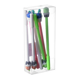 Цена за 9 шт. Ручка-прикол Calligrata Кактус, гелевая, МИКС  фото 5