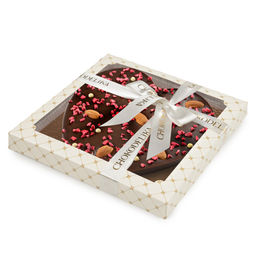 Шоколад темный с миндалем Малиновое сердце 180 гр - Chokodelika фото 2