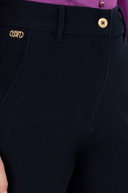 Женские темно-синие брюки из плотной ткани Неожиданная скидка в корзине - U.s. polo assn фото 5