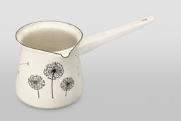 ТУРКА КЛАССИЧЕСКАЯ ЭМАЛИРОВАННАЯ ОДУВАНЧИК 0,4 Л - Metrot фото 2