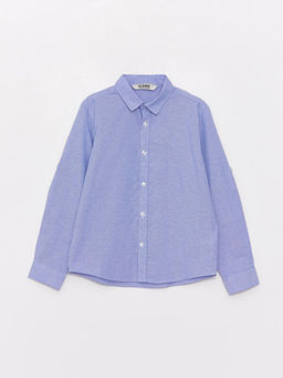 Basic Uzun Kollu Erkek ?ocuk G?mlek