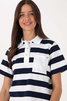 Kad_n Lacivert Ti__rt Sepette S_rpriz _ndirim - U.s. polo assn фото 2