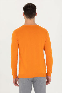 U. S. Polo Assn Мужской оранжевый свитер - U.s. polo assn фото 12