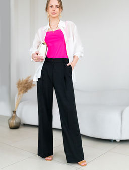 VILATTE / Брюки палаццо изо льна