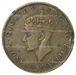 1 цент 1947 года Британский Гондурас