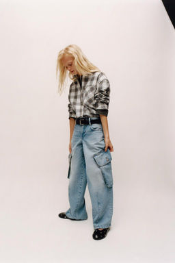 CARGO POCKET JEANS - Zara фото 6