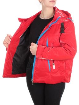 D004 RED Куртка демисезонная женская (100 гр. синтепон)