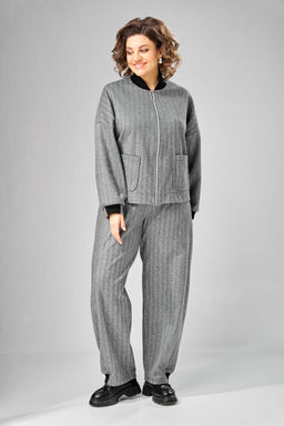 Бомбер VN fashion 1101 серый