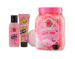 LOVE PINK Подарочный набор Planeta Organica по уходу за телом фото 3