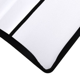 Папка на молнии с 3-х сторон А4, 450мкм, прозрачная с разделительной сеткой, с черным кантом 93928 - Calligrata фото 5