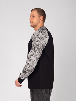 Толстовка мужская футер 2-х нитка ОРЕГОН ЧЕРНЫЙ - Domtrik фото 4