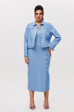 Юбка ANELLI 1453 небесная симфония  фото 7