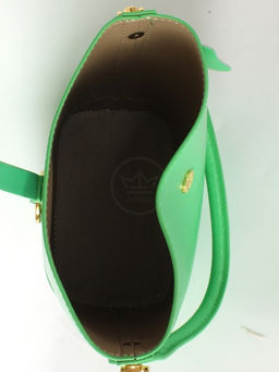 Сумка женская натуральная кожа GU 165-8226, 3отд, плечевой ремень, зеленый SALE 256003 - Adelia фото 3