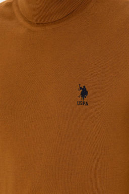 Мужской базовый свитер кокосового цвета - U.s. polo assn фото 7