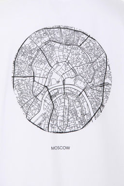 Футболка Top458 белый+Москва - Argo exclusive фото 4