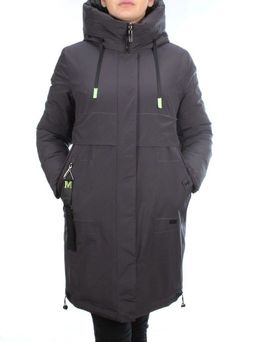 21-963 DK. GRAY Куртка зимняя женская (200 гр. холлофайбер)