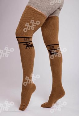 Чулки из монгольской шерсти (арт. 01123) - Тод оймс ххк фото 3