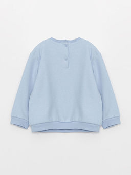 Bisiklet Yaka Uzun Kollu Bask?l? K?z Bebek Sweatshirt 2li - Waikiki фото 3