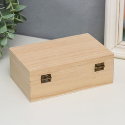 Цена за 6 шт. Шкатулка для росписи дерево «Купюрница», для творчества, декора, 5.5×9.5×15 см