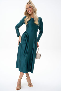 Платье Донна (изумрдный) - Эльза фото 17