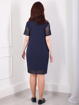 Платье с воротником-хомут нарядное летнее - Almond фото 7