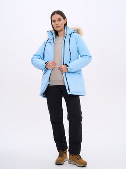 T3442-5 Куртка зимняя парка с капюшоном удлиненная - Strobbs фото 3