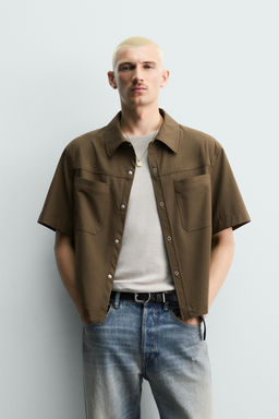 CAMISA T?CNICA RELAXED FIT / Tabaco - Zara фото 2