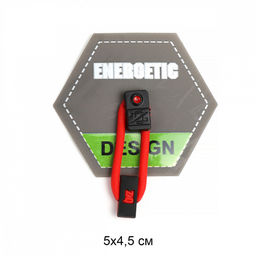 Аппликация пришивная арт.TBY.SHEV.51 5х4,5см цв.черная основа уп.10шт