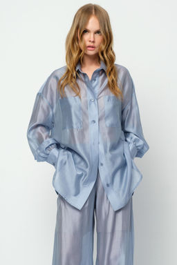 Рубашка Pirs 5763 голубой