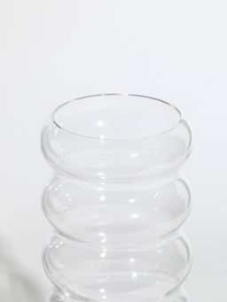 Ваза «Ширли», 24×10×10 см, стекло, прозрачная