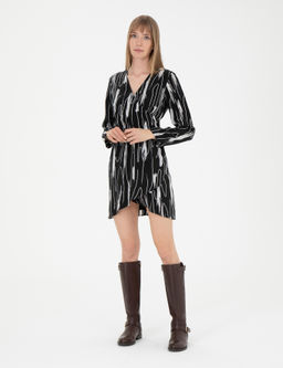 Платье Pierre Cardin черное из купро