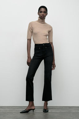 Z1975 HIGH-WAIST MINI FLARE JEANS
