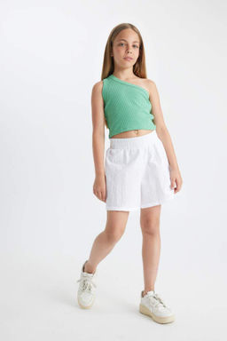 Шорты с принтом для девочек - Defacto фото 4