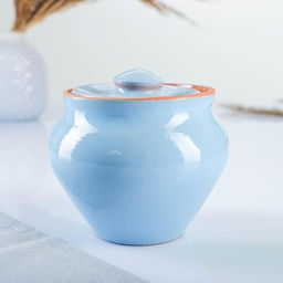 Горшочки для запекания Вятская керамика, набор 6 шт., ухват, 500 мл, МИКС