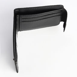 Портмоне мужское на кнопке, чёрное