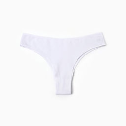 Трусы женские бразильяна MiNiMi, белые, размер 50 (XL)