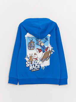 Nostaljik Maymun Bask?l? Uzun Kollu Erkek ?ocuk Hoodie - Waikiki фото 3