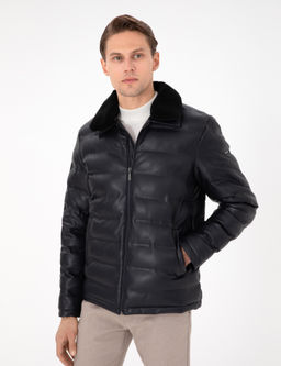 Lacivert Deri Ceket - Pierre cardin фото 3