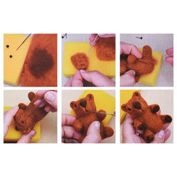 Набор для творчества. Валяние из шерсти "Капибара"