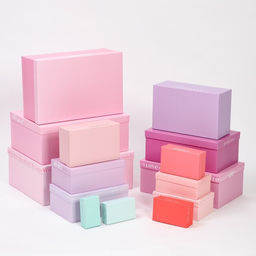 Набор коробок подарочных 15 в 1 Нежность, 12 х 6.8 х 4 см - 46.6 х 30.2 х 17.5 см