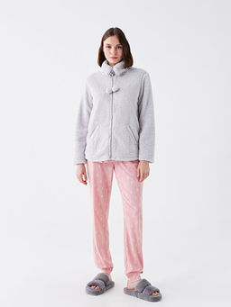 Dik Yaka Pel?? Kad?n Pijama ?st