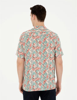Pembe Comfort Fit K_sa Kollu G_mlek - Pierre cardin фото 5