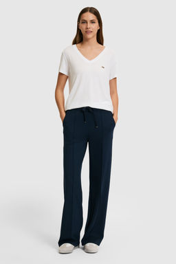 Kad_n Beyaz V Yaka Basic Ti__rt - U.s. polo assn фото 4