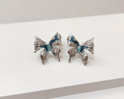 Серьги-клипсы Бабочки