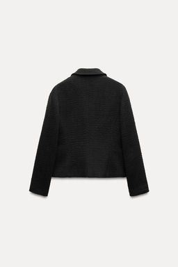 TEXTURED BLAZER WITH RAISED BUTTONS - Zara фото 5