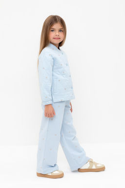 КР 301994/голубой,любимые ромашки к563 жакет (бомбер) для дев - Crockid фото 4