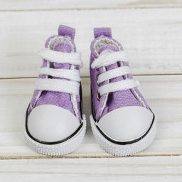 Кеды для кукол, длина подошвы 5 см, цвет фиолетовый - Simaland фото 3