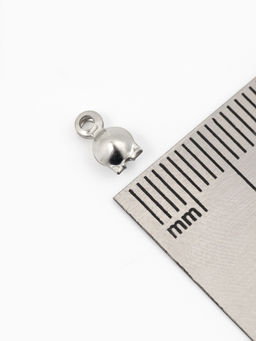 Набор для создания украшений "Минимум" колечки, кримпы, цепочки, цвет серебро