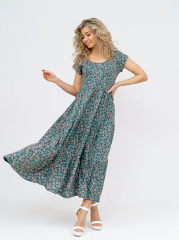 824 Платье "хаки"