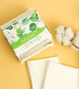 Женские гигиенические ультрамягкие прокладки La Miso Soft & Care (M) 12шт